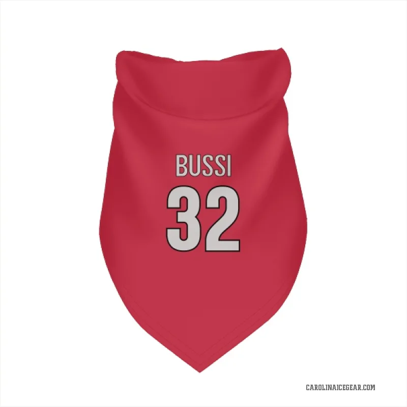 Brandon Bussi Red Carolina Hurricanes Cat & Dog Pet Bandana
