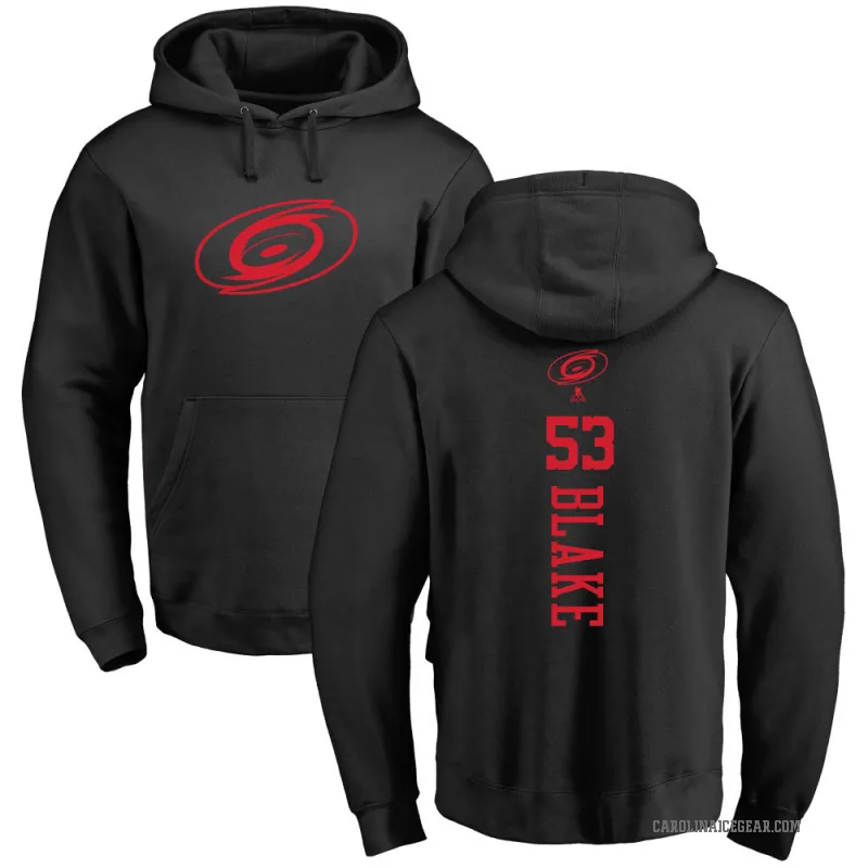 Jackson Blake Youth Black Carolina Hurricanes Branded One Color Backer Pullover Hoodie