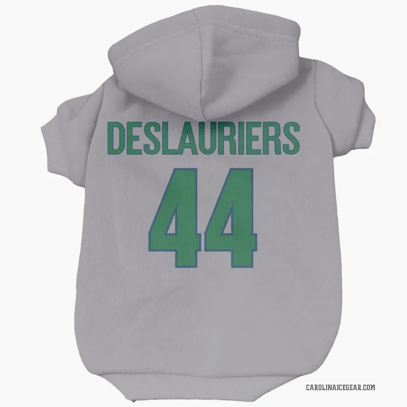 Nicolas Deslauriers  Gray Carolina Hurricanes  Cat & Dog Pet Hoodie